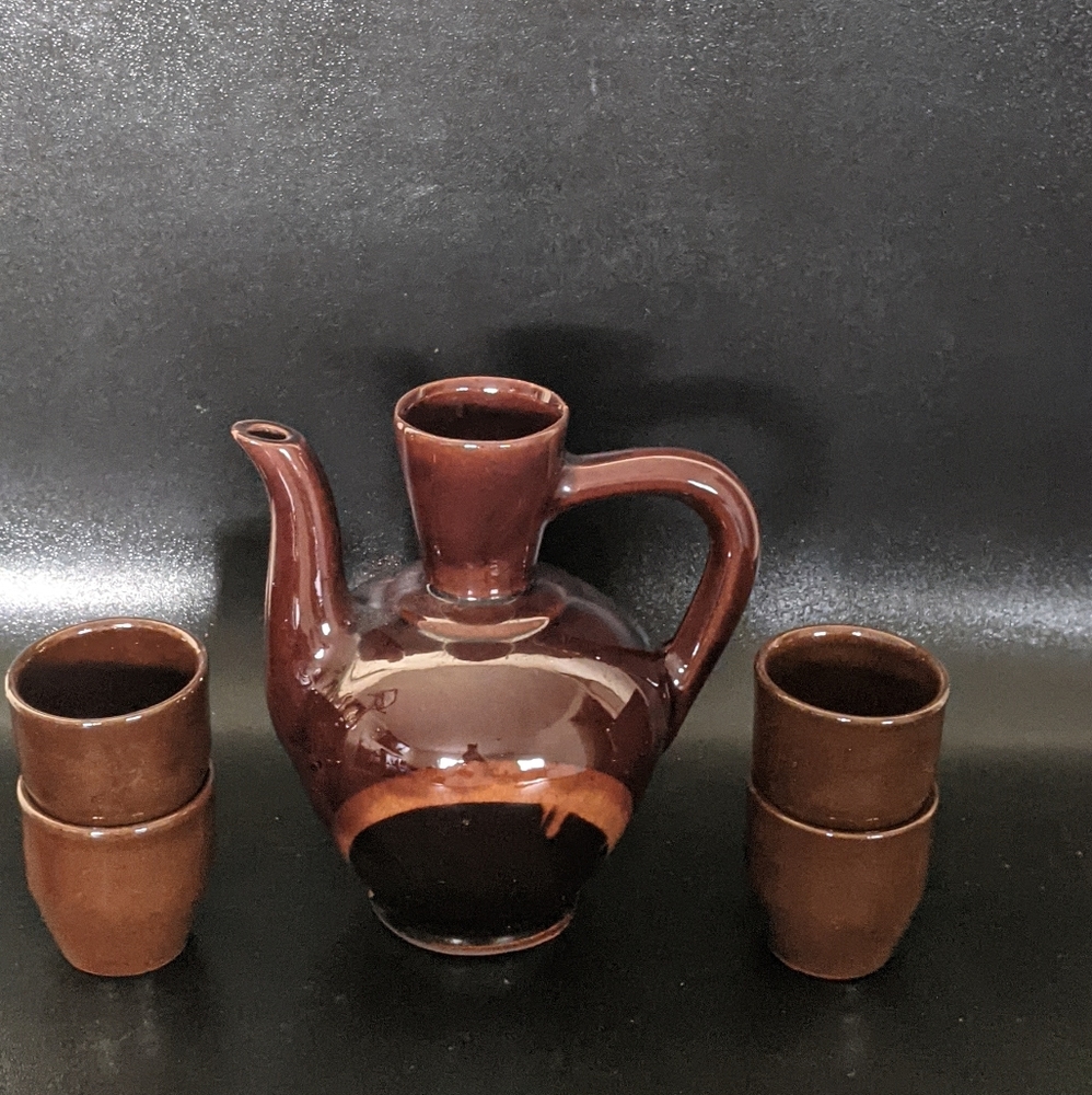 Ceramic 5 Piece Tea Set - Picture 3 of 6